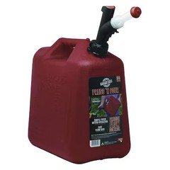 Garageboss Gb351 Gas Can, Plastic, 5 Gal, Press 'N Pour (R) Spout,