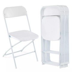 Garden 8Pack Plastic Folding Chairs Stackable Wedding Party Camping Dining Seats