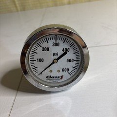 Gauge 2.5" pressure 0-600 PSI range Class 1