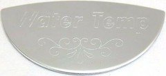 Gauge Emblem for Peterbilt Water Temp Stainless Block Letters GG#68442