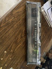 Gauges 1966 1967 Chevelle  Floor Shift Clock Malibu
