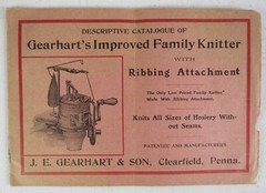 Gearharts Improved Family Knitter Catalog 1905 Clearfield PA B4A
