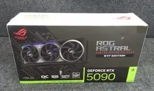 This is a picture showing ASUS GeForce RTX 5090 ROG Astral BTF OC Graphics Card 32GB GDDR7