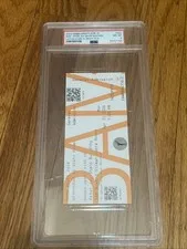 This is a picture showing 🔥 RARE 2024 WNBA Draft Ticket Stub Caitlin Clark #1 Draft Pick 4/15/24 PSA 8 !!