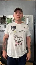 This is a picture showing NYPD x McDonald's x TurboTax Chelmsford Crabs 26/27 Custom Soccer Jersey