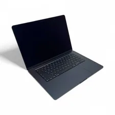 This is a picture showing Apple Macbook Air 15.3" M5 Chip 16GB 512GB SSD 10-core GPU Midnight MDVH4LL/A