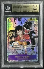 This is a picture showing MONKEY D. LUFFY BGS 9.5 2024 ONE PIECE EMPERORS IN THE NEW WORLD #OP09-119 MANGA