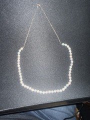 Genuine 14k Gold and Japanese Akoya Pearl Necklace