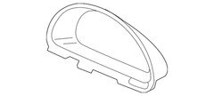 Genuine Honda Cluster Visor 77200-SHJ-A04ZA