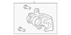 Genuine Jaguar Caliper C2D30774
