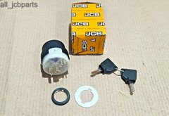 GENUINE JCB IGNITION SWITCH AND 2 KEYS (PART# 701/80184 701/45500)