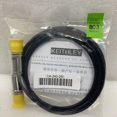 Genuine Keithley CA-240-2B1 Test Cable Low Noise 3-Slot Triaxial Male 2 Meters