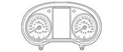 Genuine Mercedes-Benz Instrument Cluster 205-900-04-51