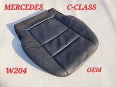 Genuine Mercedes C-class W204 Seat Bottom Cover Black C280 OEM Upholstery Skin 