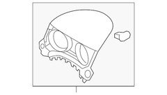 Genuine Mitsubishi Cluster Visor 8060A095XB