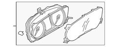 Genuine Mitsubishi Instrument Cluster 8100C548