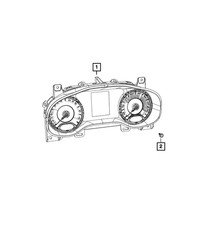Genuine Mopar Instrument Panel Cluster 7EW05KXHAA