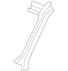 Genuine Nissan Body A-Pillar 76230-1LA0A