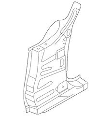 Genuine Nissan Body A-Pillar 76260-6GP0A