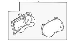 Genuine Nissan Instrument Cluster 24810-6EM0B