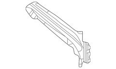 Genuine Nissan Side Support 75310-KB50A