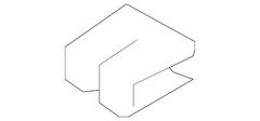 Genuine Nissan Upper Panel Retainer 66820-ED000