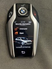 Genuine OEM BMW Display Key Smart Key Fob G11 G12 G30 G31 G32 i8 Used Working