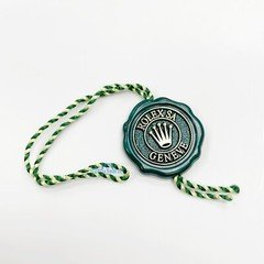 Genuine Rolex Authentic Hologram Green Tag Hang Tag Chronometer