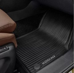 Genuine Skoda Kodiaq 2025 > Front & Rear Rubber Floor Mats 57J061500