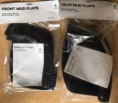 Genuine Skoda Octavia Mk4 2020-2026 FRONT & REAR Mudflaps 5E3075111 5E3075101