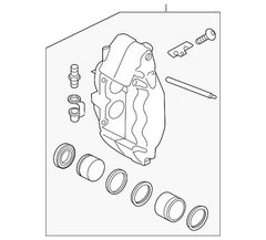 Genuine Subaru Caliper 26292CA070