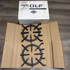 Genuine Wolf 800009 Spider Grate Kit A Cast Iron Burner Grates OEM New Open Box