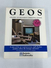 GEOS 2.0 BERKELEY SOFTWORKS WITH BOX MANUALS DISKS 1988 COMMODORE 64 128