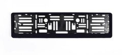 German License Plate Frame / Euro Evo1 Frame BMW VW Mercedes Mini Audi - Black