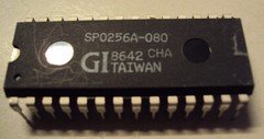 GI - SP0256-080 voice Speech Chip for Robot or AI Voice project. YOU GET 2 parts