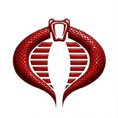 GI Joe Cobra Emblem Red Design emblem UV printed color sticker. Multiple sizes