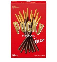 Giant Pocky Chocolate (16 pieces) by Ezaki Glico, Individually Wrapped [Directly