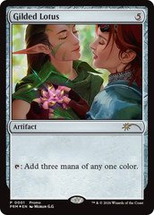 Gilded Lotus - Foil - Magic Presents Promo Light Play, English Magic the Gatheri