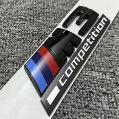 Gloss Black G80 M3 M Competition Trunk Badge For M3 Sport Emblem NEW