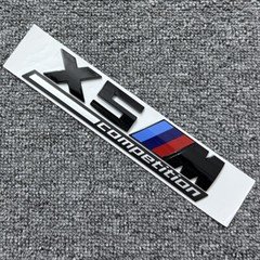Gloss Black Trunk X5 M Competition Emblem For X5 M Sport F85 F95 G05 Badge