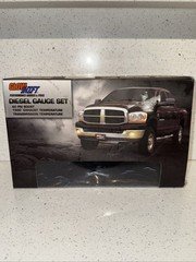 GlowShift GS-T7_DS1 Diesel Truck Gauge Set Trans Temp Boost EGT 3 Gauge Kit