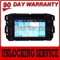 GM Chevy Chevrolet Cadillac GMC Navigation GPS Radio Unit UNLOCKING SERVICE