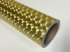 Gold LARGE Engine Turn Sign Vinyl  24" x 150 feet, metallic Classic  Signage