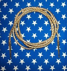Gold Lasso Girl  Woman Man  Super hero Costume Golden Rope Truth  Shiny
