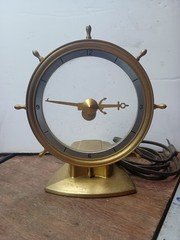 Golden Helm Clock