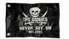 Goonies Never Say Die Flag 1985 Custom Pirate Jolly Roger UTV ATV Boat 10x15