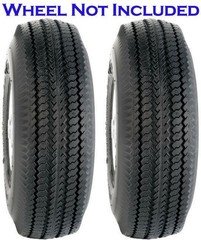 Greenball Sawtooth S389 Transmaster Utility Tire 4Ply 3.50-6 4.10-6 Pack of 2