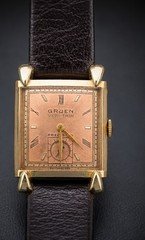 Gruen Veri Thin Men's Vintage Watch Wind-Up Movement Gold Filled 10k 17 Jewels