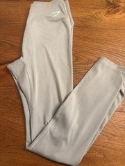 Gymshark Gray Leggings Women’s M Pull-On Stretch Gym Training Athleisure