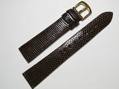 Hadley-Roma MS700 17mm Watch Strap Men's Brown Genuine Lizard